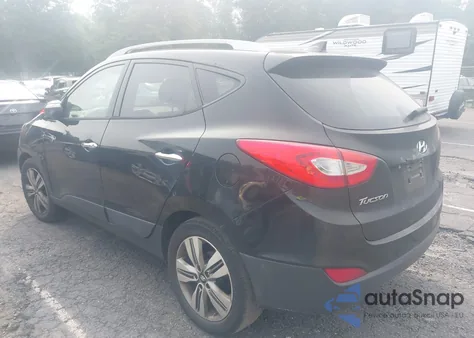 2014 Hyundai Tucson Limited from USA, damaged, VIN KM8JU3AGXEU821432